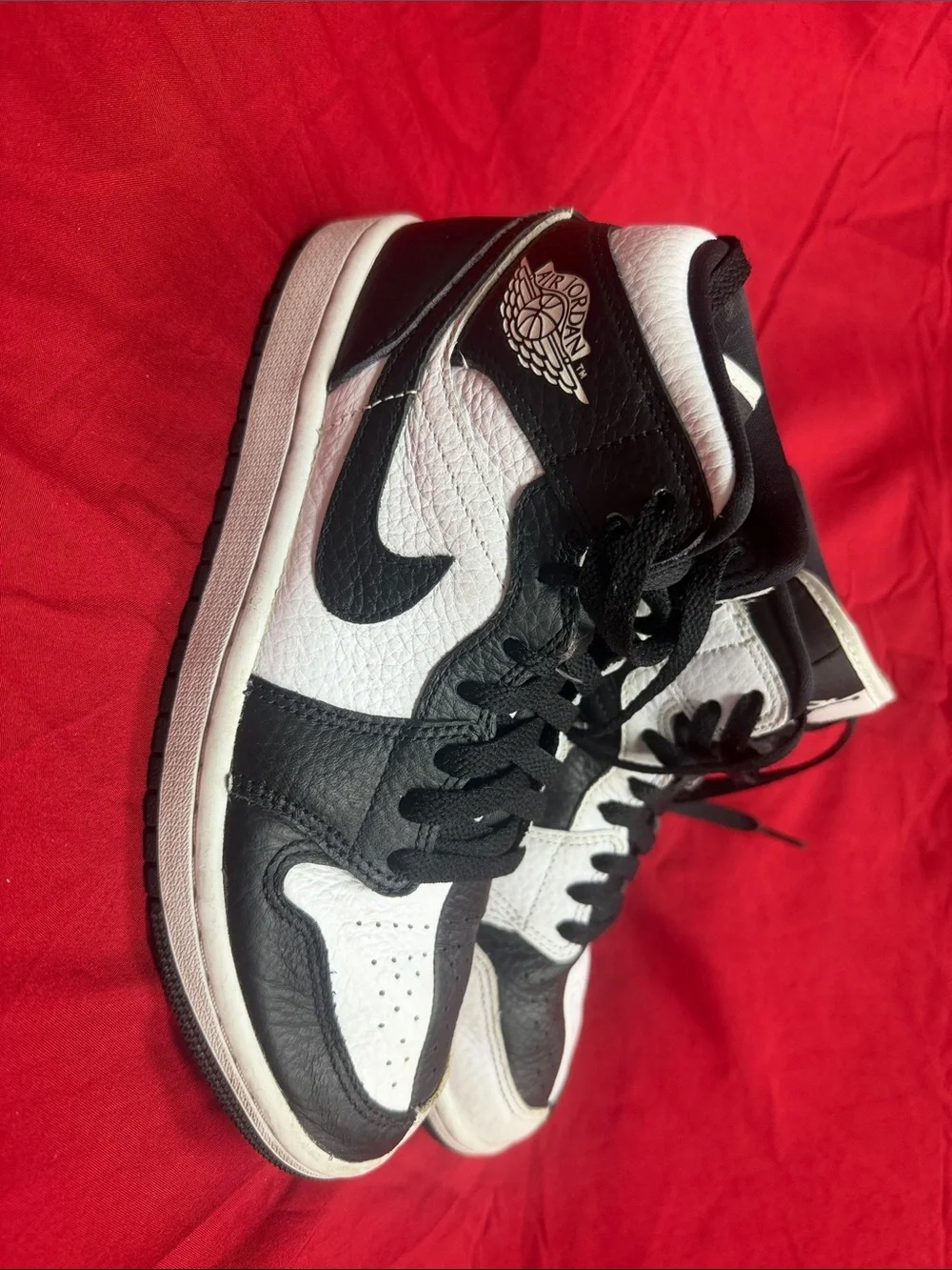 Jordan Retro High Top Sneakers Black and White